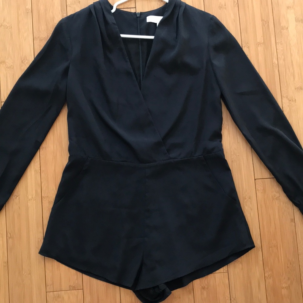Finders Keepers long sleeve jumpsuit in Navy